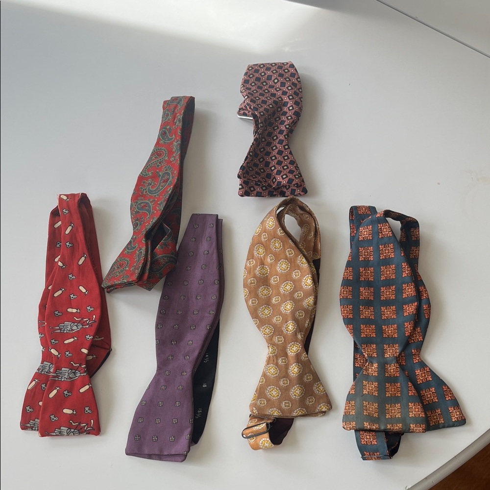 Vintage Men's Bow Tie Set (6)